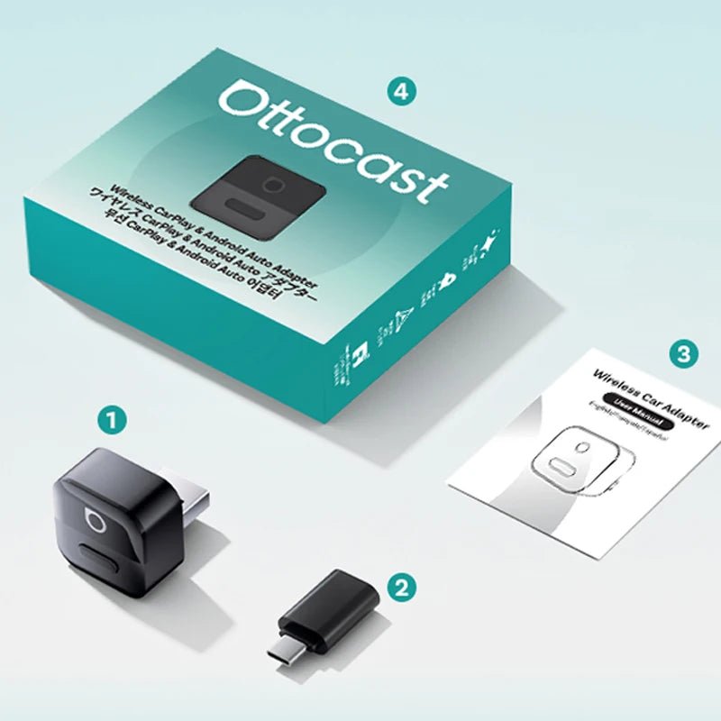 OTTOCAST Mini Pico — Go Wireless. No Cables. Ever Again. - Veltrixa Auto