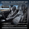 Veltrixa™ Elite Support Set – Memory Foam Neck & Lumbar Support, 5-Zone Spinal Alignment | Universal Fit