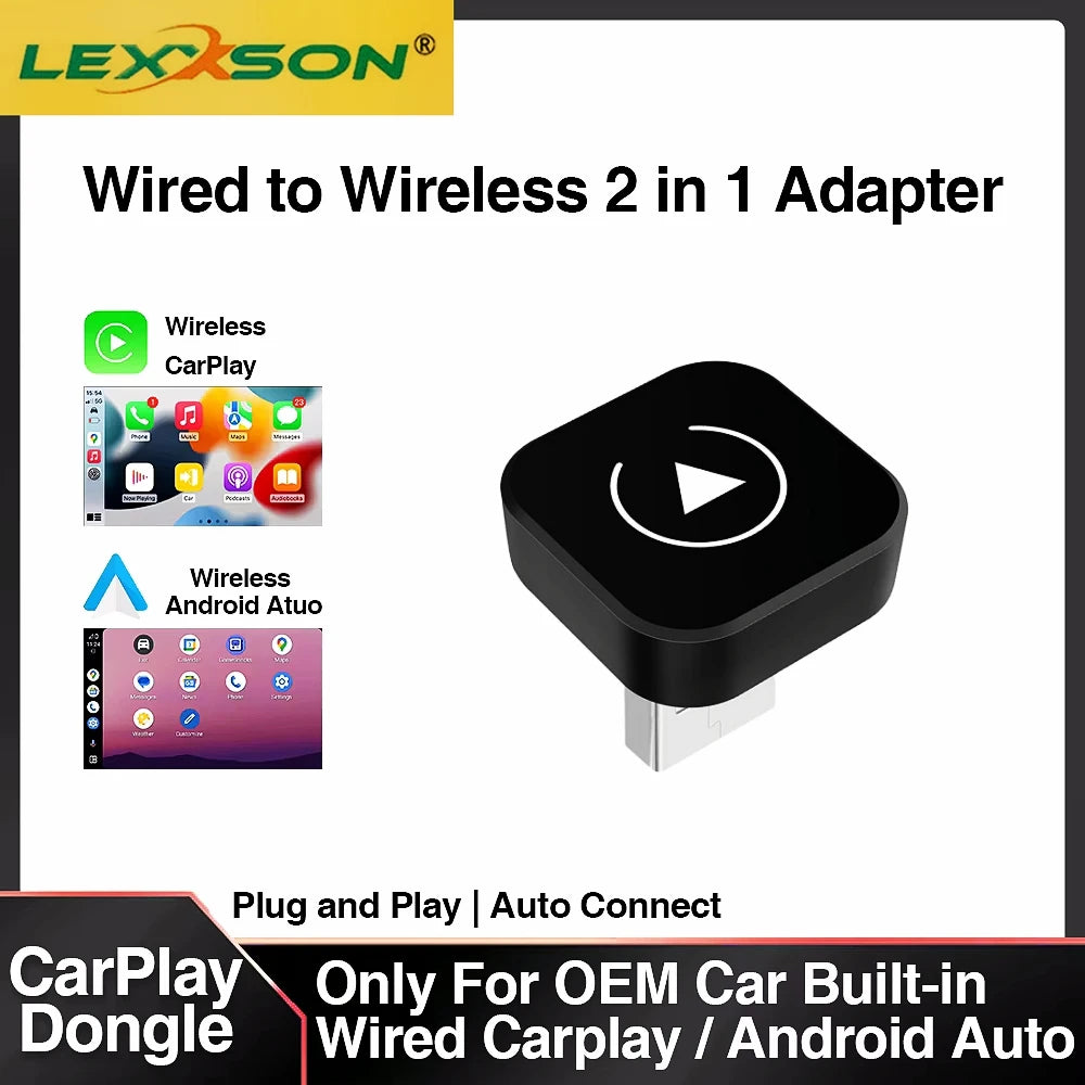 Wireless CarPlay & Android Auto Adapter | Veltrixa™ Link