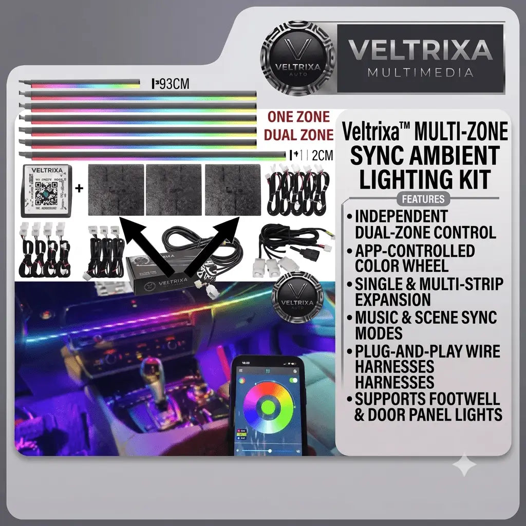 KALADA RGB Ambient Light Kit – 213 Colors | 6-in-1 to 18-in-1